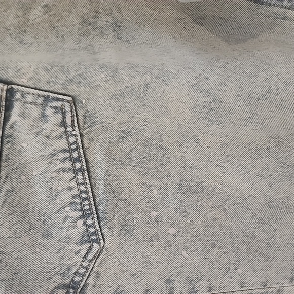 Free People Light Blue Boyfriend Jeans with Brown Tie - Picture 4 of 8